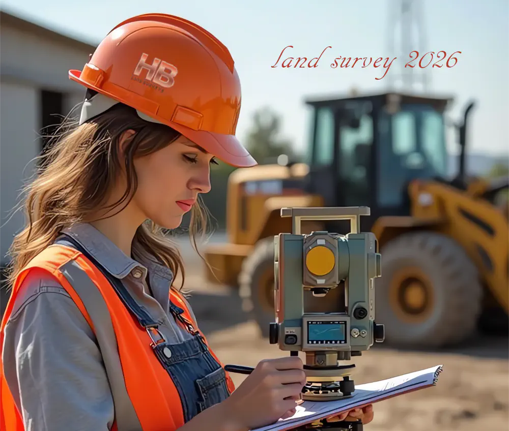 As-Built Survey Surveyors in 2026 A woman conducting a construction site survey on a beautiful sunny spring day in Hagerstown, Maryland Surveyors in 2026 An image of a woman conducting a as-built site survey on a beautiful sunny spring day in Hagerstown Maryland